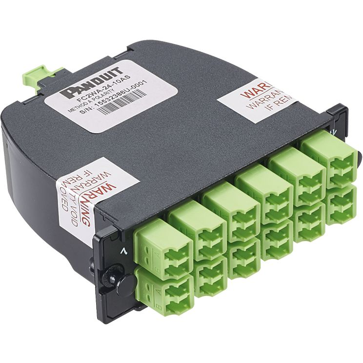 Panduit-FC2WA-24-10AS null OptiCom Cassette OM5+ 2 MPO/12 Dup LC Ultra IL Method A