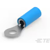 TE Connectivity-51864-6 Steckverbinderanschlüsse Ring Tongue Terminal 16AWG Copper Blue/Blue Stripe 23.01mm Tin Loose