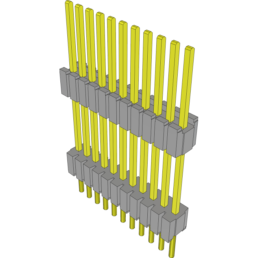 Samtec-DWM-11-60-G-S-470 Steckverbinderleisten und Leiterplattenbuchsen Conn Board Stacker HDR 11 POS 1.27mm Solder ST Thru-Hole Tube