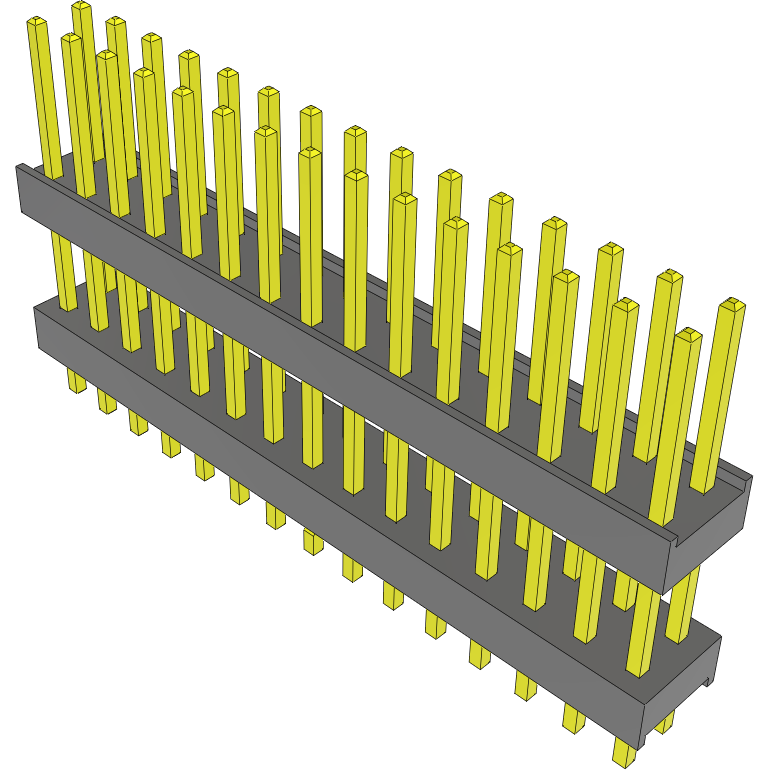 Samtec-DW-15-10-F-D-420-LL Steckverbinderleisten und Leiterplattenbuchsen Conn Board Stacker HDR 30 POS 2.54mm Solder ST Thru-Hole Bulk