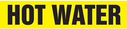 Panduit-PPMR0013B 标签 Labels Pipe Marker Dura-Polyester Vinyl Black/Yellow 203.2x9144mm