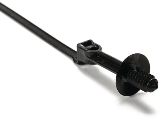 HellermannTyton-157-00195 Sujetacables Cable Ties, Cable Tie Polyamide 6/6 Black 50mm 222.4N Pack