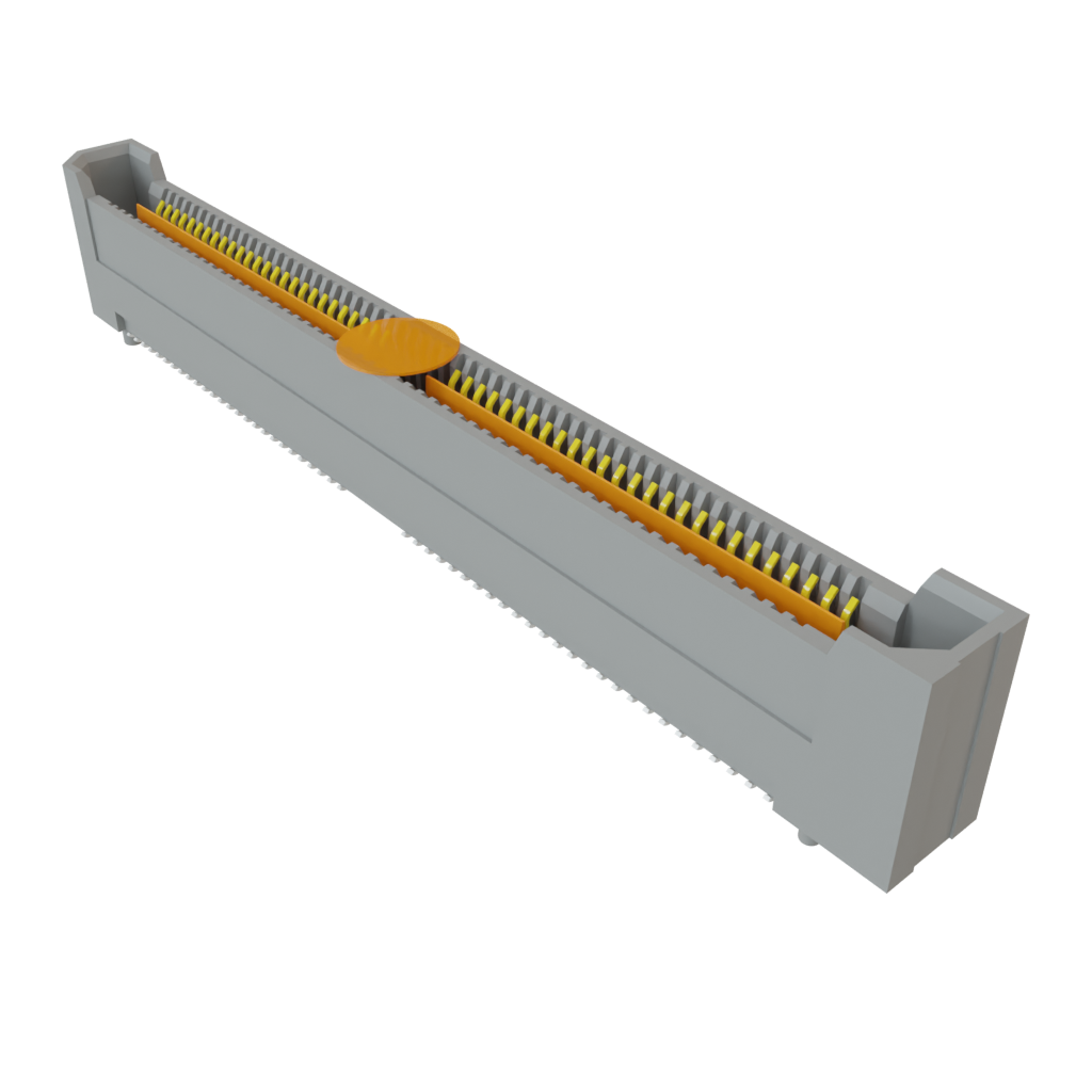 Samtec-QRF8-052-07.0-L-D-A-GPKTR Steckverbinderleisten und Leiterplattenbuchsen Conn High Speed Socket Strip SKT 104 POS 0.8mm Solder ST SMD Q Rate® T/R