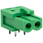 Conn Wire to Board F 2 POS 5.08mm Solder RA Side Entry Thru-Hole