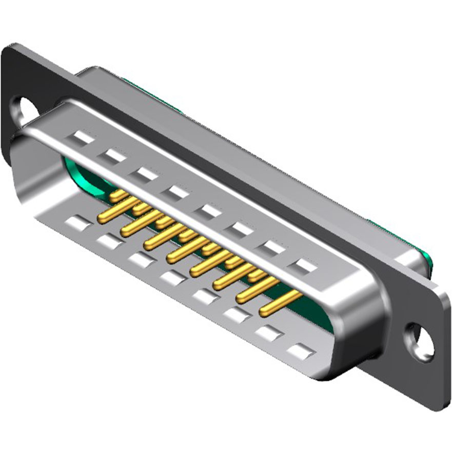 Molex-1731070065 Steckverbinder, D-Sub Conn D-Sub M 2Power/15Signal POS Solder Cup ST Cable Mount 17 Terminal 1 Port FCT Products Carton