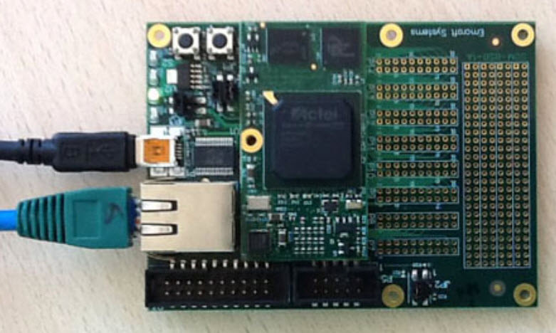 Emcraft Systems-KIT-A2F-BSB Eingebettete Systementwicklungsboards und -kits System on Module - SOM Starter Kit Linux/U-Boot