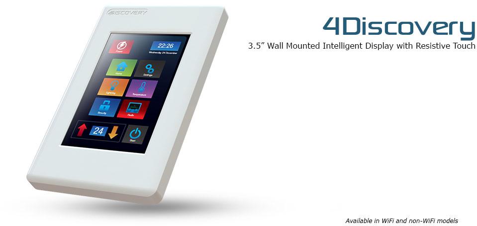 4D Systems-4DISCOVERY-35 TFT-Module 3.5" TFT LCD + Diablo16 + RS485 + Wall/Panel Mount Enclosure