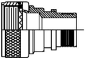 Glenair-440HS084M1918-3 Backshells 180° 19 Shell Size Electroless Nickel Aluminum Rotatable