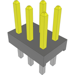 Conn Unshrouded Header HDR 6 POS 2mm Solder ST Top Entry Thru-Hole Bulk