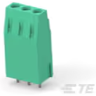 TE Connectivity-282884-3 连接器接线板 Conn Eurostyle Block M 3 POS 5mm Solder ST Thru-Hole 13.5A/Contact Box