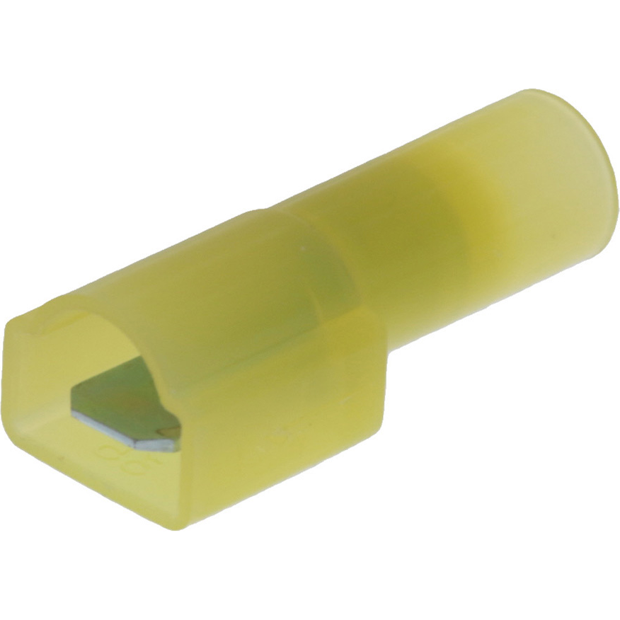 Molex-190040012 Steckverbinderanschlüsse Quick Disconnect Terminal 10-12AWG Brass Yellow M 28.4mm Zinc Chromate InsulKrimp™ T/R