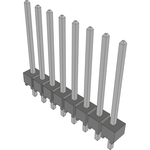 Conn Unshrouded Header HDR 8 POS 2.54mm Solder ST Top Entry Thru-Hole Bulk