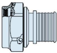 Glenair-440HS045M1705-3 Schrumpfbalgenadapter Ultra Low Profile EMI/RFI Micro-Banding Backshell with Shrink Boot Porch