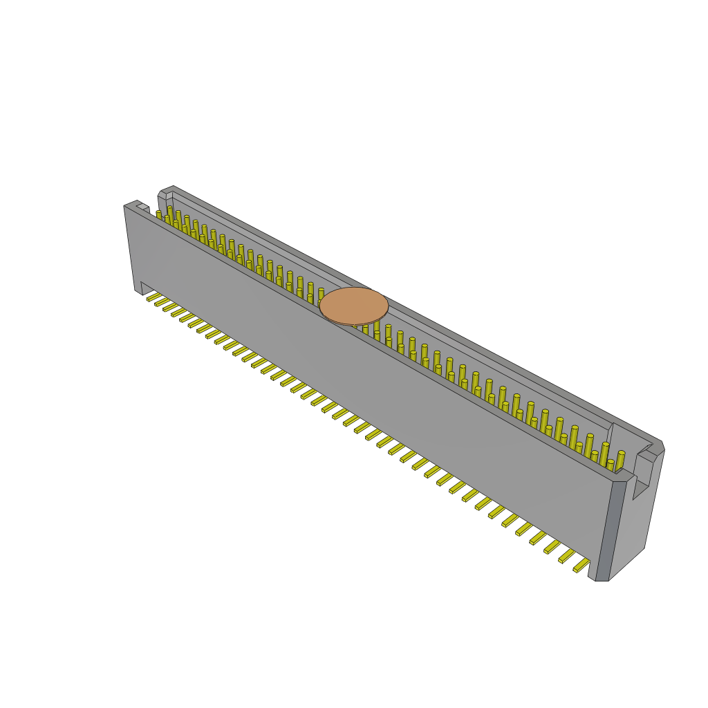Samtec-TFM-140-22-S-D-K Connector Headers and PCB Receptacles Conn Shrouded Header (4 Sides) HDR 80 POS 1.27mm Solder ST Top Entry SMD TIGER EYE™ Tube