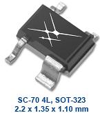 Skyworks Solutions-SKY65050-372LF 射频 MOSFETs Trans FET N-CH 6V 55mA pHEMT 4-Pin(3+Tab) SC-70 T/R
