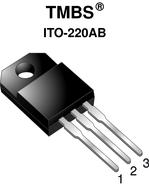 Vishay-VF20120C-E3/4W Gleichrichter Diode Schottky 120V 20A 3-Pin(3+Tab) ITO-220AB Tube