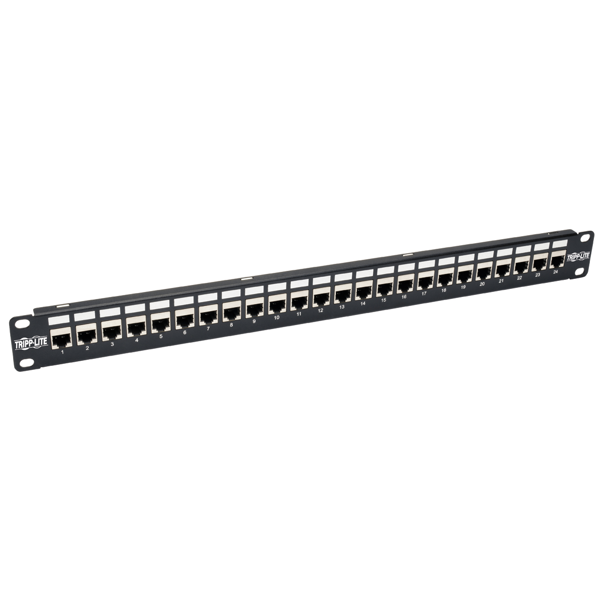 Eaton (formerly TrippLite)-N254-024-SH-6A Steckverbinder, Telefon und Telekommunikation Conn RJ-45 Patch Panel F 192 POS Punch Down ST Panel Mount 192 Terminal 24 Port Cat 5e/Cat 6/Cat 6a