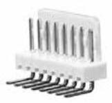 ADAM TECH-LHA-08-TRA Steckverbinderleisten und Leiterplattenbuchsen Conn Wire to Board HDR 8 POS 2.54mm Solder RA Side Entry Thru-Hole Bag