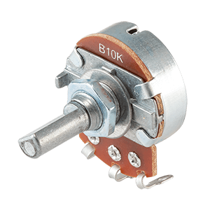 Same Sky (formerly CUI Devices)-PTN24A-B1020DB Resistor, capacitores variables, potenciómetres y reostates Res Carbon Film POT 10K Ohm 20% 0.5W(1/2W) 1(Elec)/1(Mech)Turns 6mm (24 X 30.5 X 30mm) Pin Thru-Hole