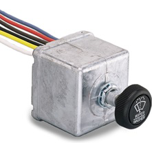 Littelfuse-75600-02 Conmutador, Otro Switch Rotary SP4T 4 Knob Shaft Wire Lead 12VDC Bulk