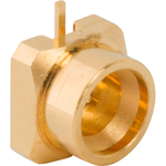 SMPM Straight PCB Smooth Bore Jack Surface Mount 50 Ohm Non-Magnetic
