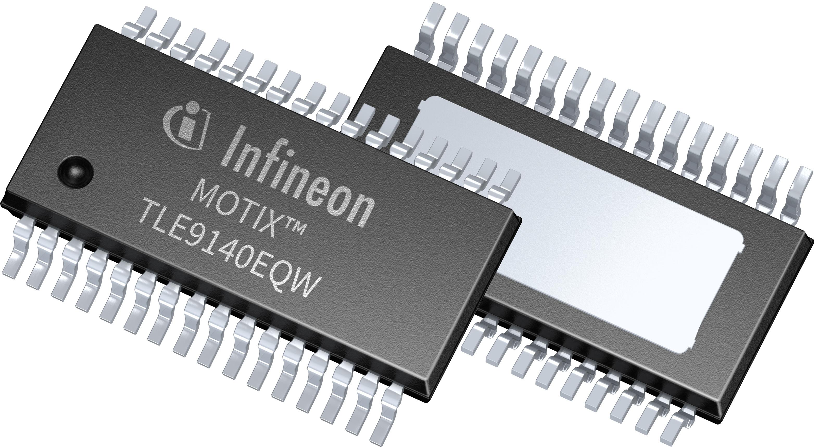 Infineon Technologies AG-TLE9140EQWXUMA1 Bewegungsmotorsteuerung Triple Half Bridge Motor Driver Automotive 32-Pin TSDSO EP T/R