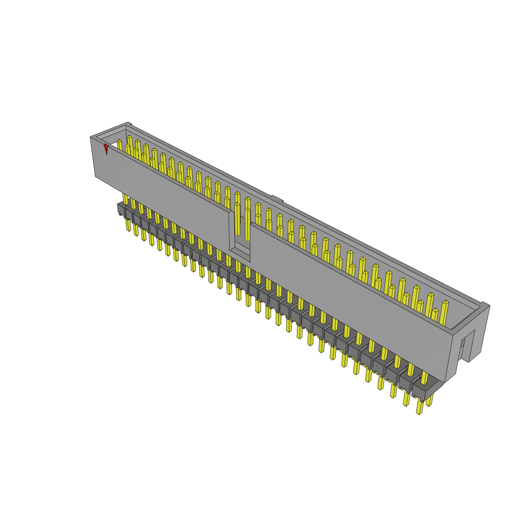 Samtec-ZST-130-03-S-D-670 Steckverbinderleisten und Leiterplattenbuchsen Conn Elevated Shrouded Header HDR 60 POS 2.54mm Solder ST Thru-Hole Bulk