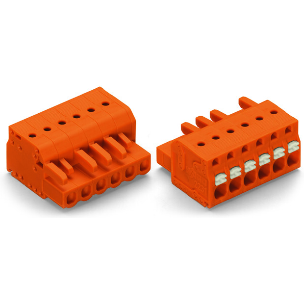 WAGO-2231-310/026-000 Steckverbinder, Klemmenblöcke 1-conductor female plug Push-button 2.5 mm2 Pin spacing 5.08 mm 10- pole