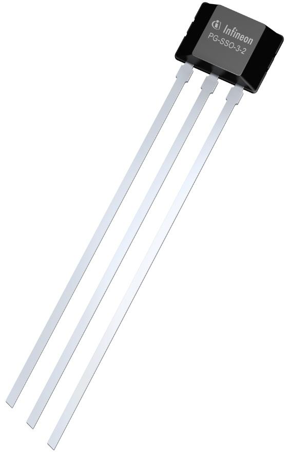 Infineon Technologies AG-TLE49461LHALA1 Hall Effect Sensors Hall Effect Sensor 20mA Bipolar Latch 3.3V/5V/9V/12V/15V Automotive AEC-Q100 3-Pin SSO Ammo