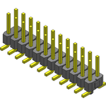 Conn Unshrouded Header HDR 24 POS 2.54mm Solder ST Top Entry SMD Tube