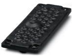 PHOENIX CONTACT-1422351 Kabelzubehör Cable Accessories Cable Feed Through Plate Thermoplastic Elastomer Black Galvanized