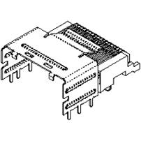 Molex-757830332 Connector Telephone and Telecom Conn I-Pass RCP 68 POS 0.8mm Solder RA SMD 68 Terminal 1 Port T/R