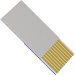 Cable Assembly 0.102m 33AWG 0.5mm 10 to 10 POS Premo Flex FFC Jumper to Premo Flex FFC Jumper M-M Premo-Flex FFC Jumper Bag