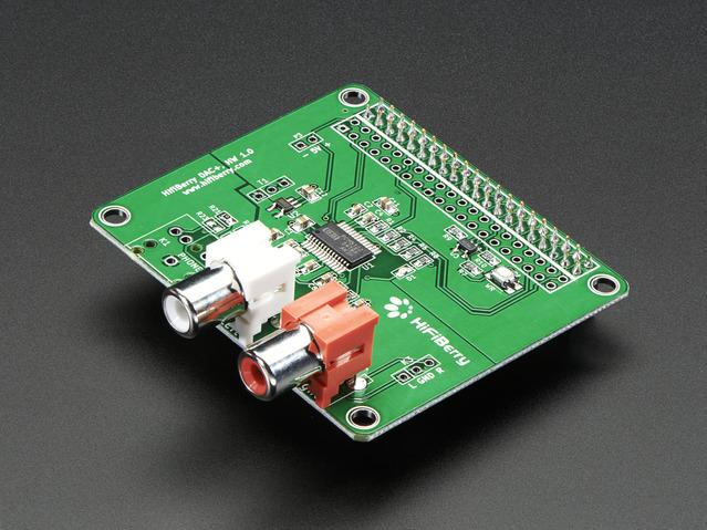 Adafruit Industries-2901 Datenkonvertierung, Entwicklungsplatinen und -kits HiFiBerry DAC+ HAT - Standard RCA