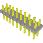 Conn Unshrouded Header HDR 18 POS 2.54mm Solder ST Top Entry Thru-Hole Bulk