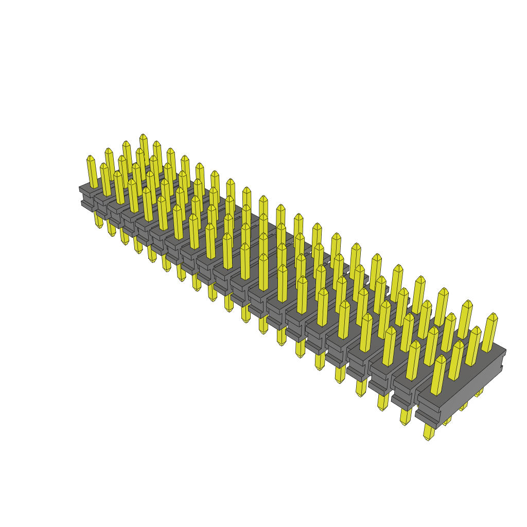 Samtec-YTT-120-01-L-Q Steckverbinderleisten und Leiterplattenbuchsen Conn Unshrouded Header HDR 80 POS 2mm Solder ST Thru-Hole Bulk