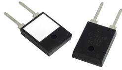 Ohmite-TEH100M1R00JE Widerstand, fest, Einzeldurchsteckloch Res Thick Film 1 Ohm 5% 3.5/100W ±250ppm/°C Molded TO-247 RDL