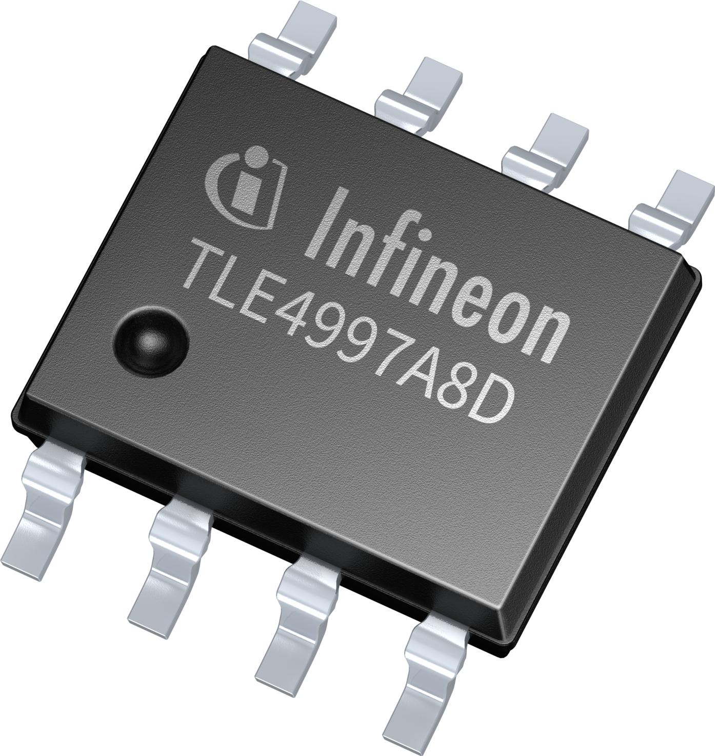 Infineon Technologies AG-TLE4997A8DXUMA1 Angular and Linear Position Sensors Linear/Rotary Position Sensor 5.5V Analog Output 8-Pin TDSO T/R Automotive AEC-Q100