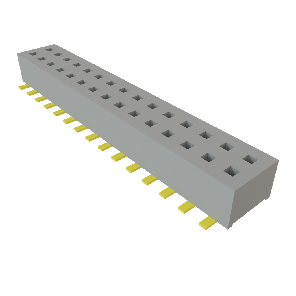 Samtec-CLP-115-02-G-D Steckverbinderleisten und Leiterplattenbuchsen Conn Socket Strip SKT 30 POS 1.27mm Solder ST Top Entry SMD TIGER CLAW™ Tube