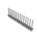 Conn Unshrouded Header HDR 15 POS 2mm Solder ST Top Entry Thru-Hole Bulk