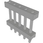 Conn Board Stacker HDR 5 POS 2mm Solder ST Thru-Hole Bulk
