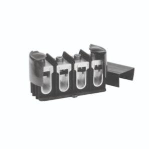 BURNDY-FT3B4/0 Bloques terminales del conector POWER DISTRIBUTION BLOCK MAX. 2 WIRES PER PHASE 3/0-4/0 AWG (RUN) 6-4/0 AWG (TAP