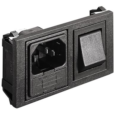 Bulgin Limited-BZH15/Z0000/12 Power Entry Modules Power Entry Module Unfiltered M 3 POS 250VAC 10A Fuse/Switch ST 1 Port