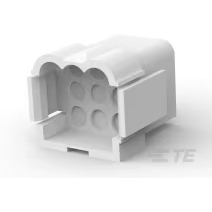 TE Connectivity-1-480673-0 Einzeladersteckverbinder, Gehäuse Conn Housing RCP 9 POS 6.1mm Crimp ST Panel Mount Natural Bag