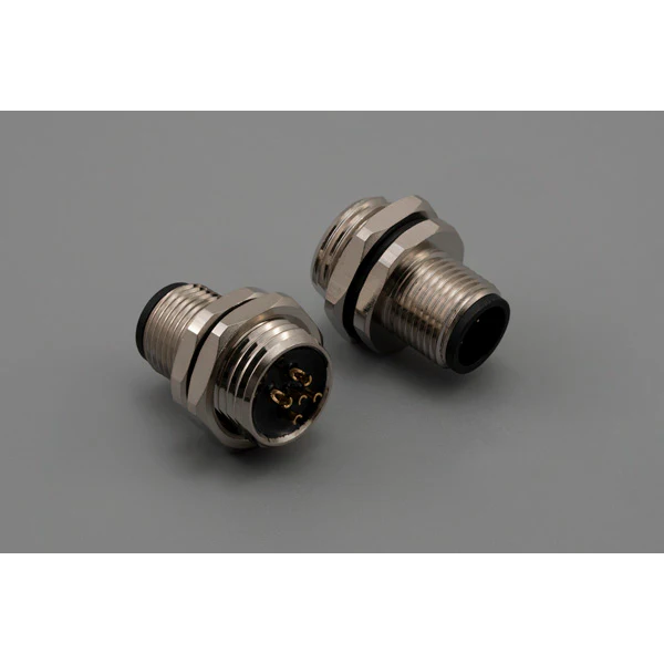 Tensility International-54-00189 Steckverbinder, rund Conn M12 Circular PIN 5 POS Solder Cup ST Panel Mount 5 Terminal 1 Port