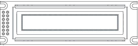 Vishay-OLED-100H016D-WPP5N00000 OLED-Module White OLED Display Graphic Display Parallel Interface 5V 14-Pin