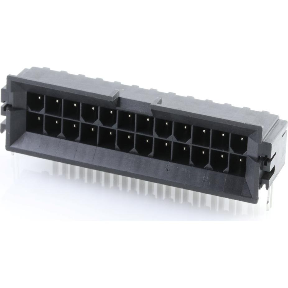 Molex-43810-0011 Steckverbinderleisten und Leiterplattenbuchsen Conn Wire to Board HDR 24 POS 4.2mm Solder RA Side Entry Thru-Hole Mini-Fit BMI Tray