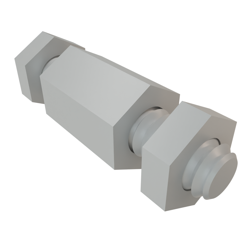 Samtec-SO-0715-02-01-02 Separadores Standoff Hex M/M 4-40-THD 4.76mm-A/F 4.76mm-LG Stainless Steel 303