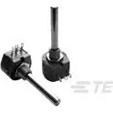 TE Connectivity-1676979-8 Compensatore del resistori, potenziometri e reostati Res Wirewound POT 25K Ohm 10% 1W 1(Elec)/1(Mech)Turns 6.35mm (42.5 X 22.6mm) Solder Lug Panel Mount
