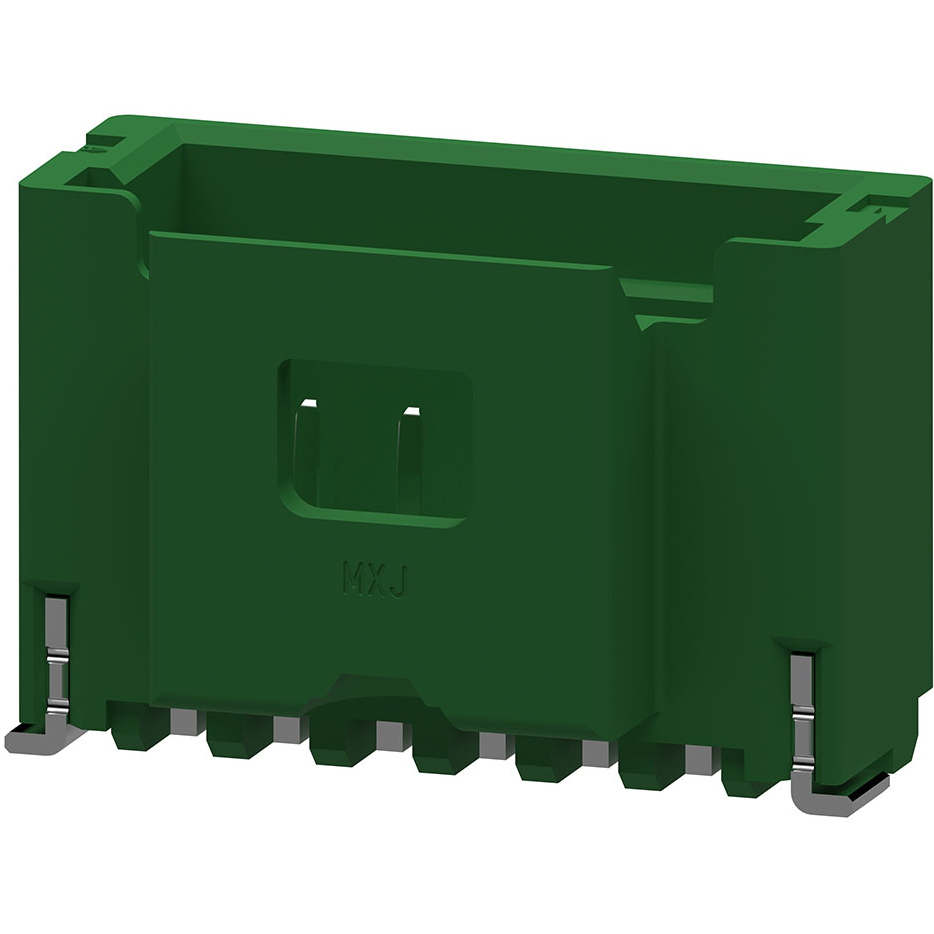 Molex-501331-1467 Connector Headers and PCB Receptacles 1.00mm Pitch Pico Clasp PCB Header Single Row Vertical Surface Mount Tin Plated with Inner Friction Lock 14 Circuits Green